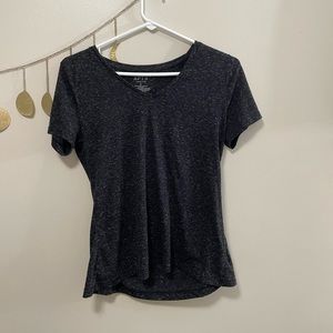 Textured Black T-shirt